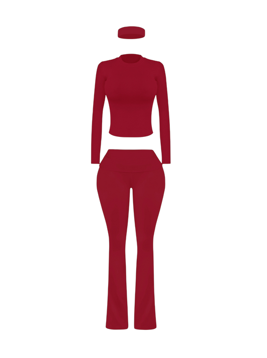 BURGUNDY LUXE SOFT SET