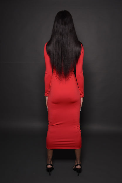 CHRISSY DRESS (RED)