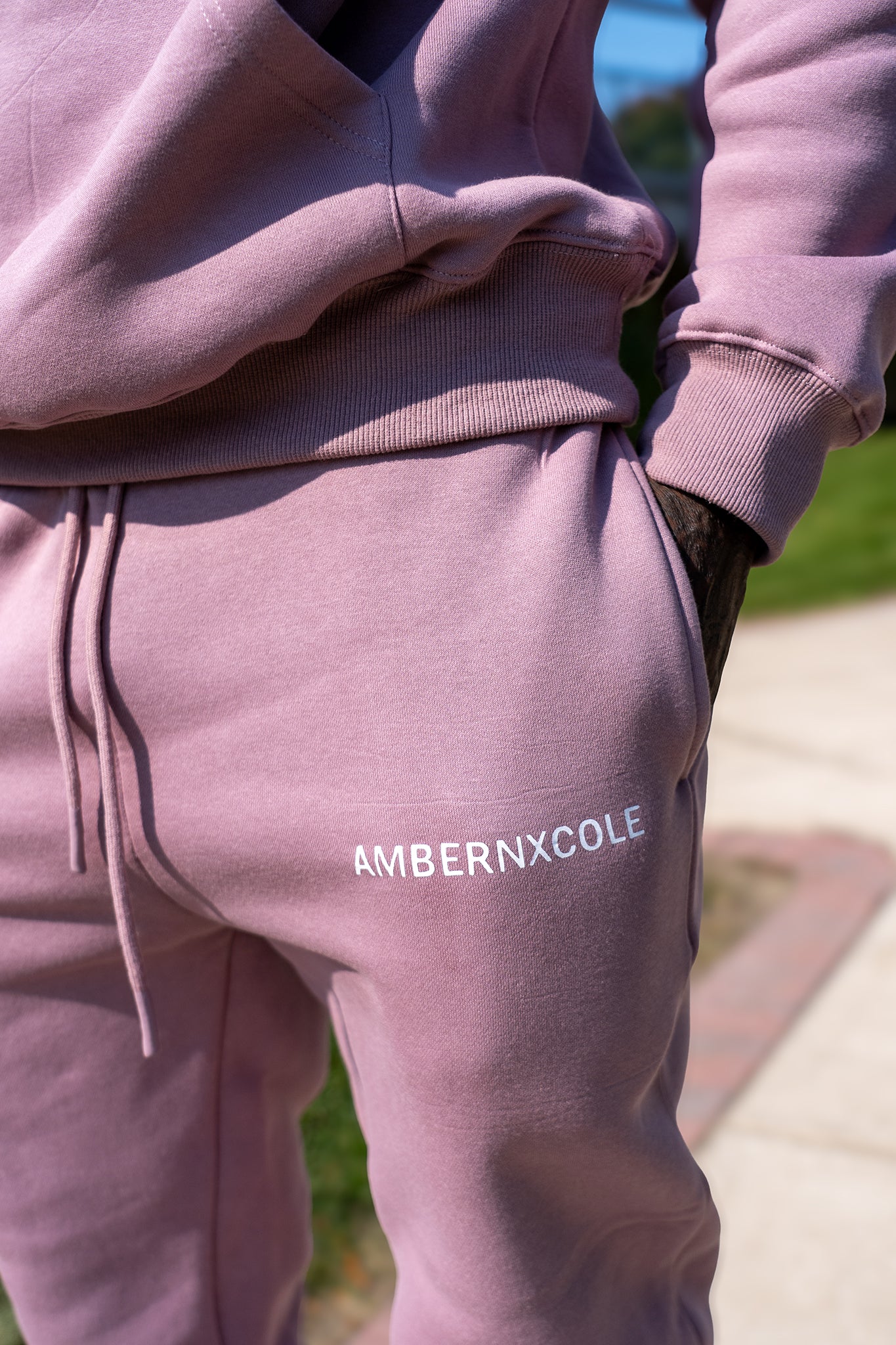 LILAC AMBERNXCOLE HOODIE SET