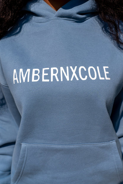 SOFT BLUE AMBERNXCOLE HOODIE SET