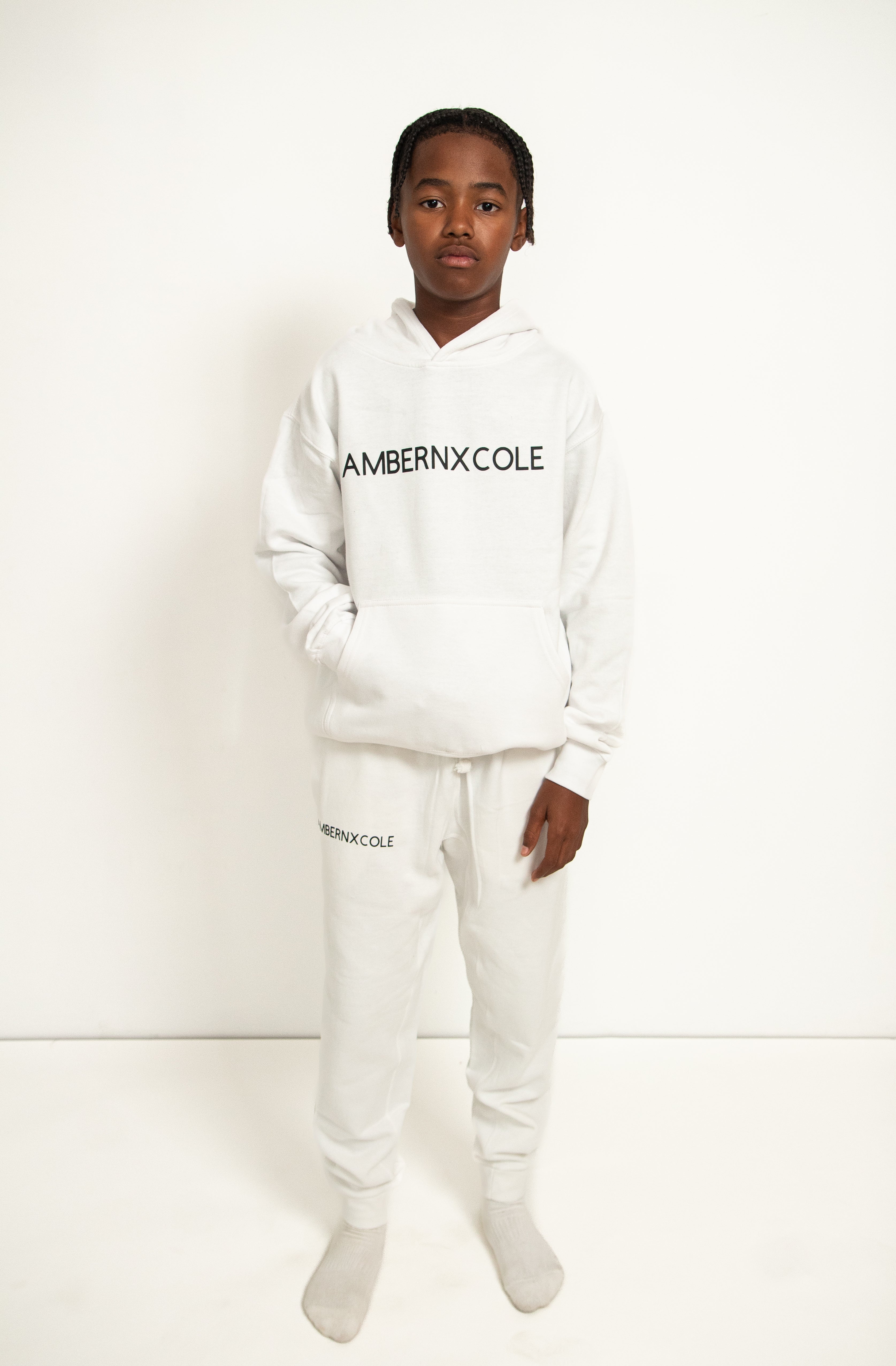 White best sale sweatsuit kids