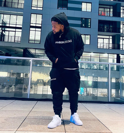 BLACK AMBERNXCOLE HOODIE SET