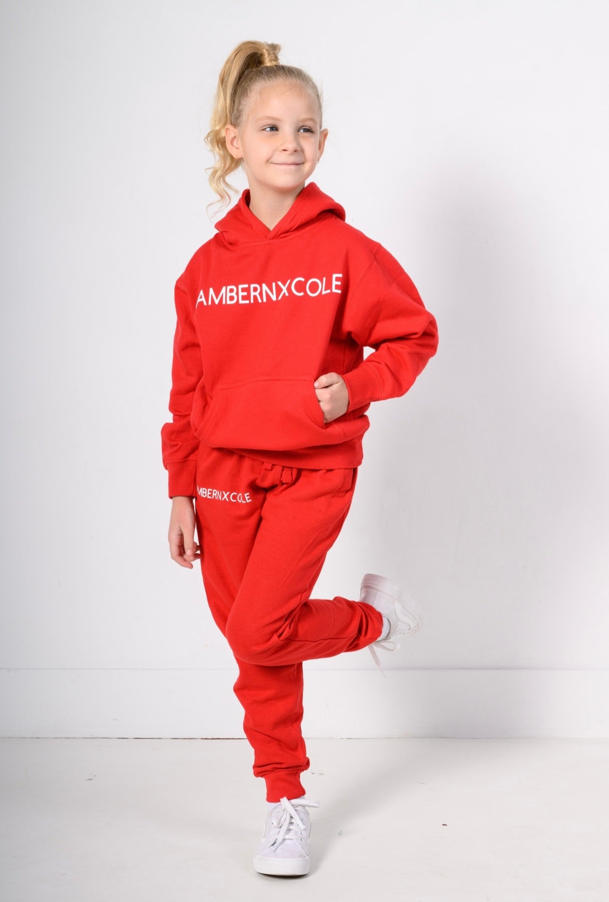 Kids cheap red sweatsuit